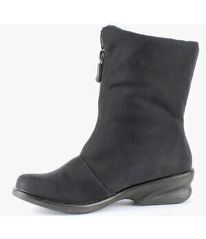 Toe Warmers Women's Waterproof Michelle Front-Zip Winter Boots Black Size 9 M